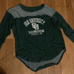 Vintage Ohio University 3/4 Sleeve Tee